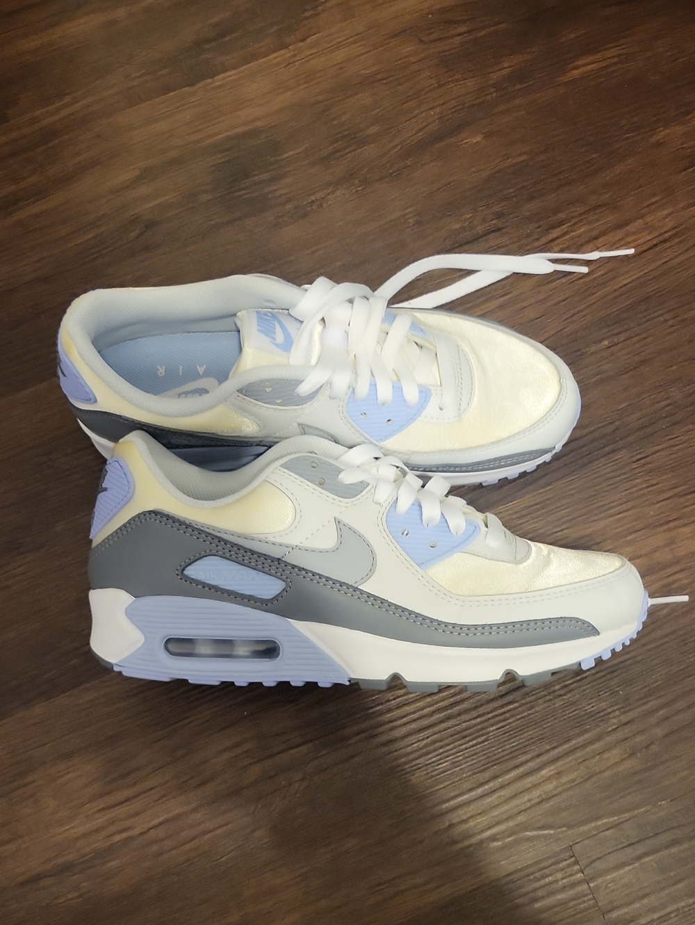Nike Air Max Women's Sneakers in Cream, Light Blue & Gray